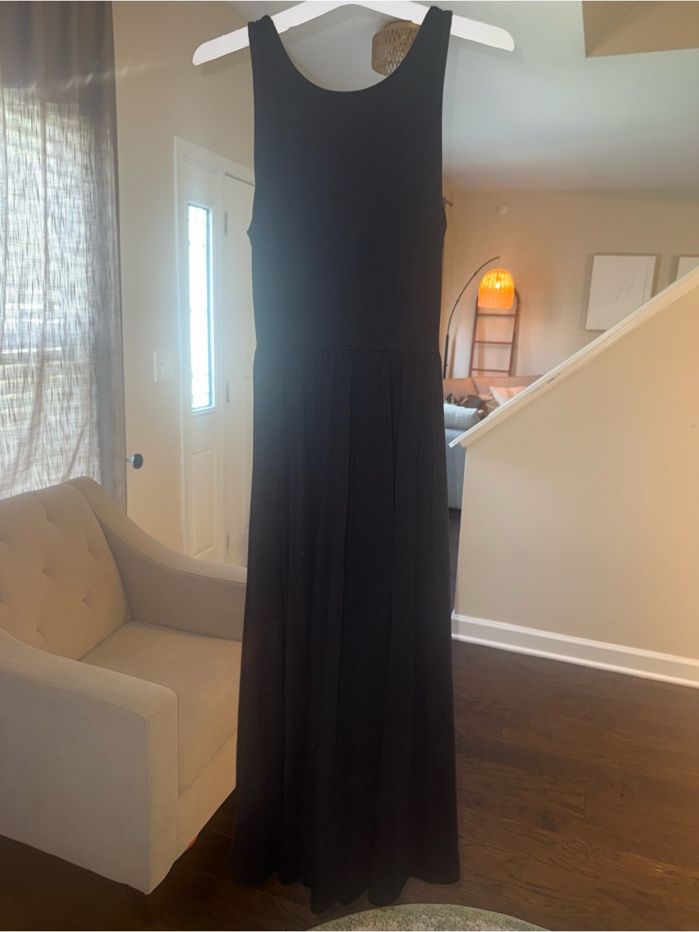 American Eagle Outfitters Black Sleeveless Maxi Dress